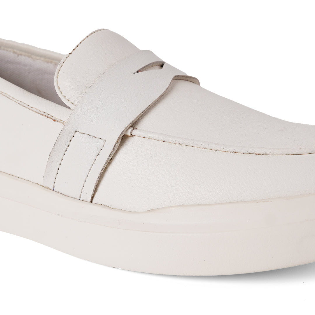 Monkstory Minimal Slip-On Sneakers - White