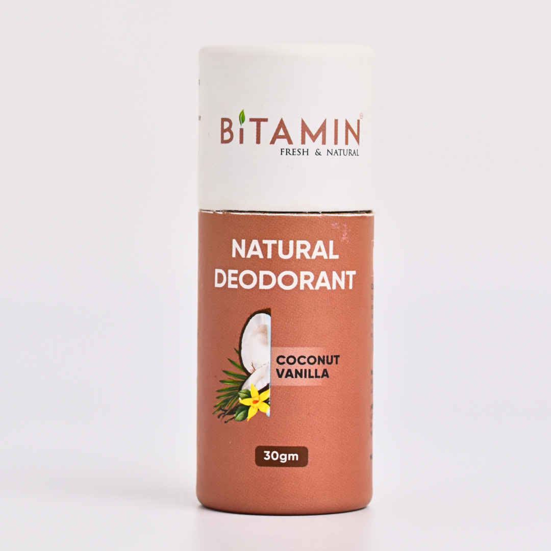 Bitamin Coconut Vanilla Natural Deodorant - 30 Grams