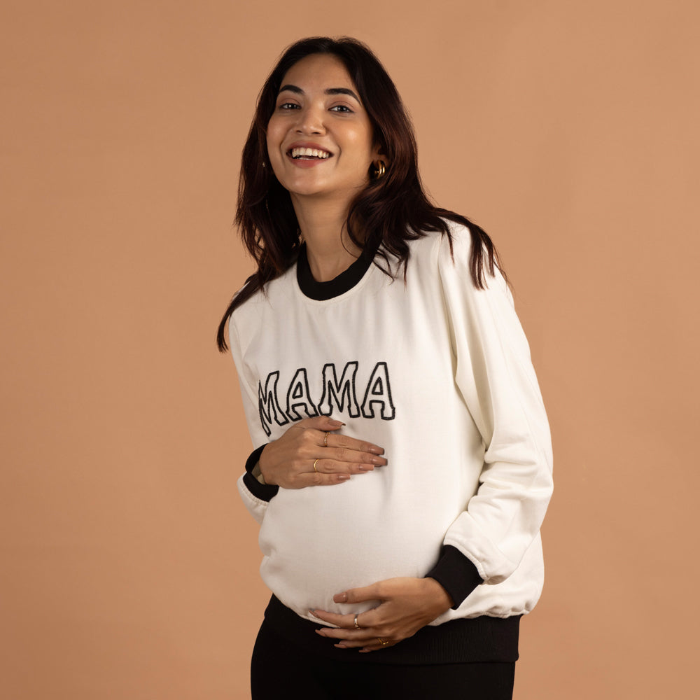 BLOCK HOP Block Hop Retro Mama Sweatshirt