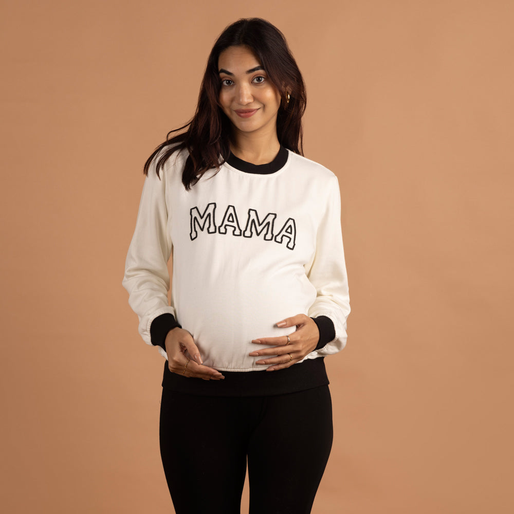 BLOCK HOP Block Hop Retro Mama Sweatshirt