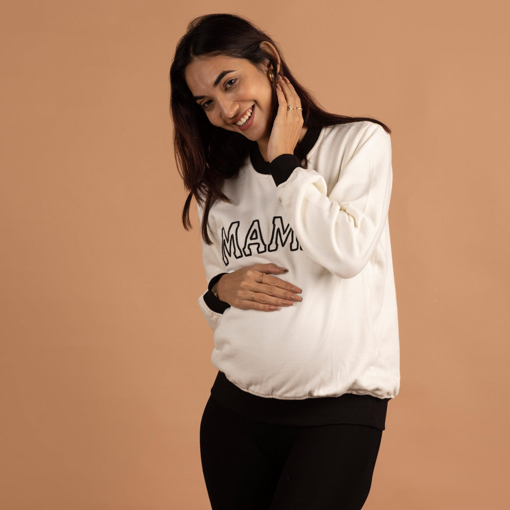 BLOCK HOP Block Hop Retro Mama Sweatshirt