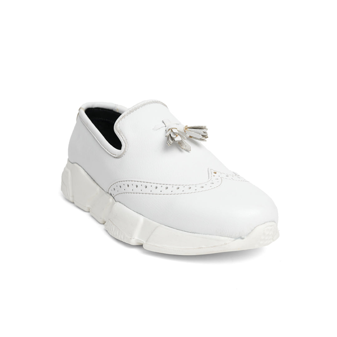 Monkstory Chunky Tassel Sneakers - White