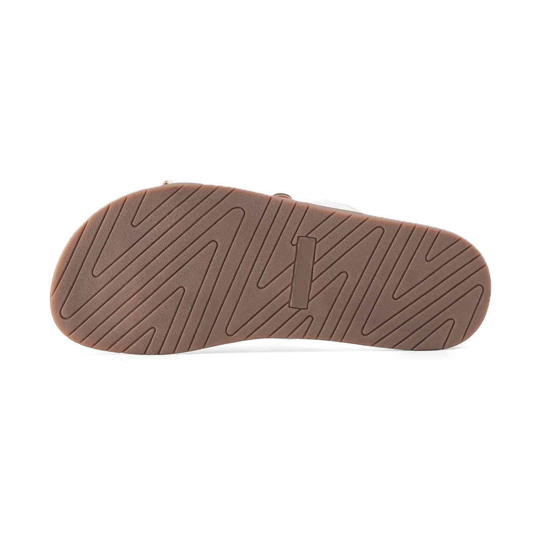 Monkstory T-Rad Classic Double Monk Strap Sandals - White