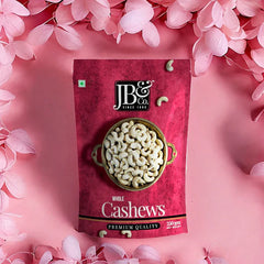 JB&CO Whole Cashews (Kaju) - 250 gm