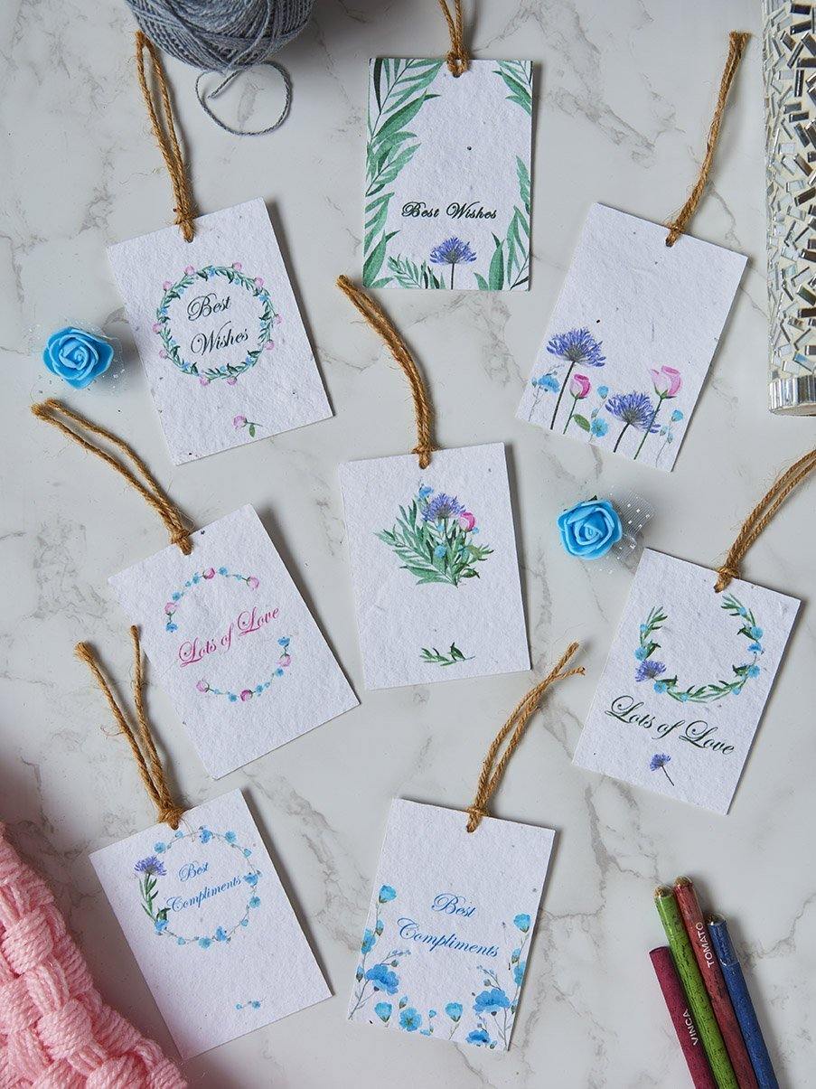 Wild Bloom Gift Tags (Set of 8)