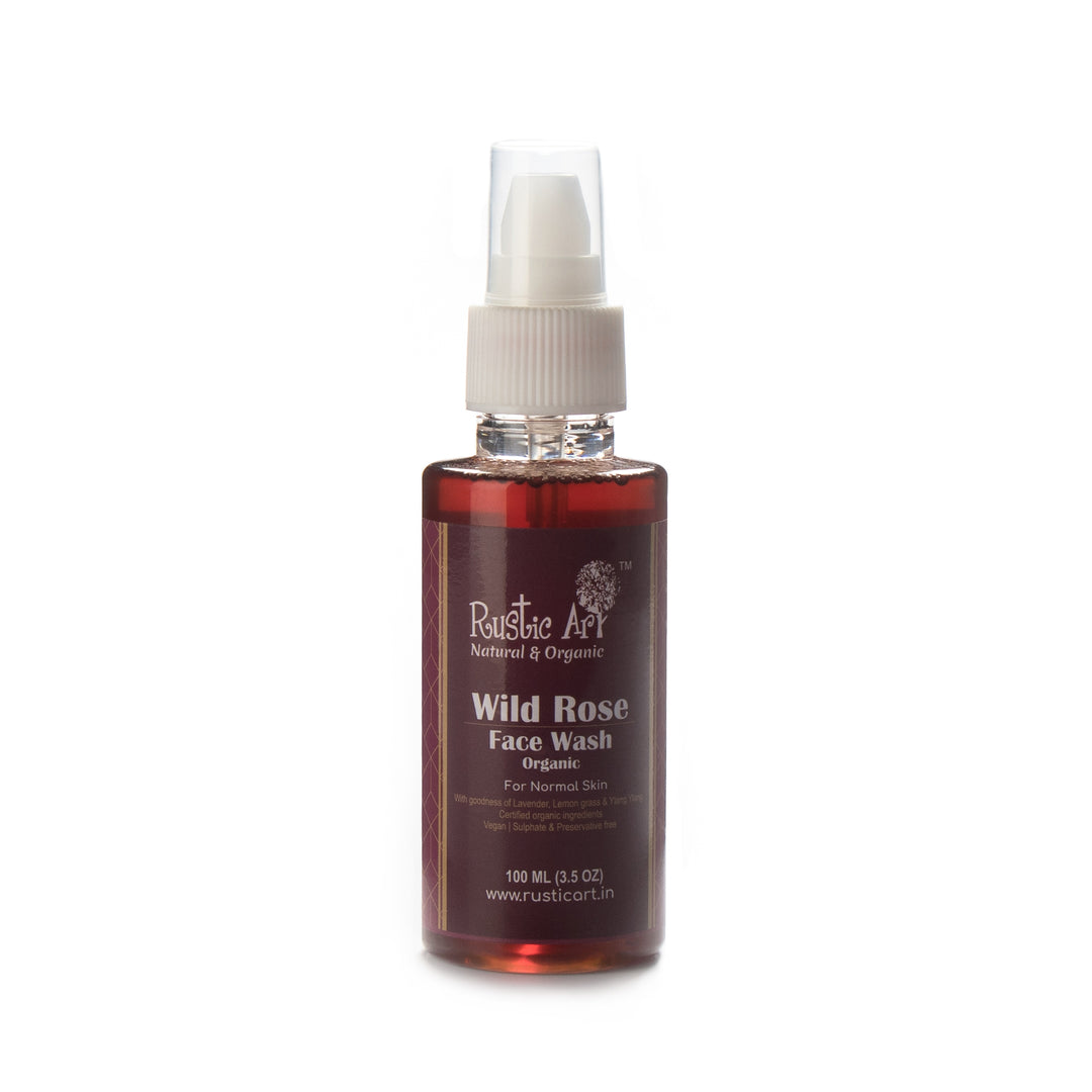 Rustic Art Wild Rose Face Wash 100ml (pack of 2)