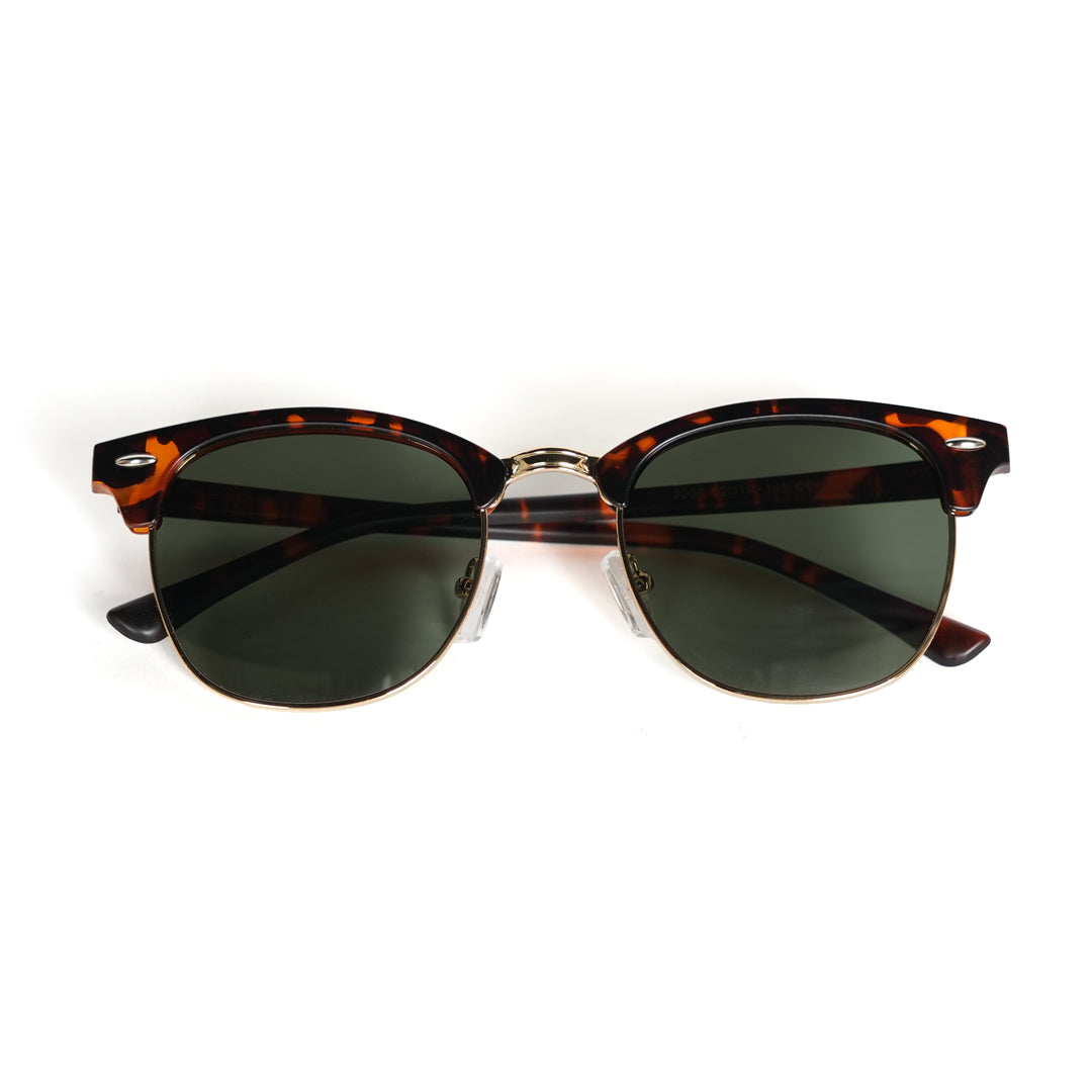 Monkstory Urban Unisex Wayfarer Sunglasses - Tortoise and Gold