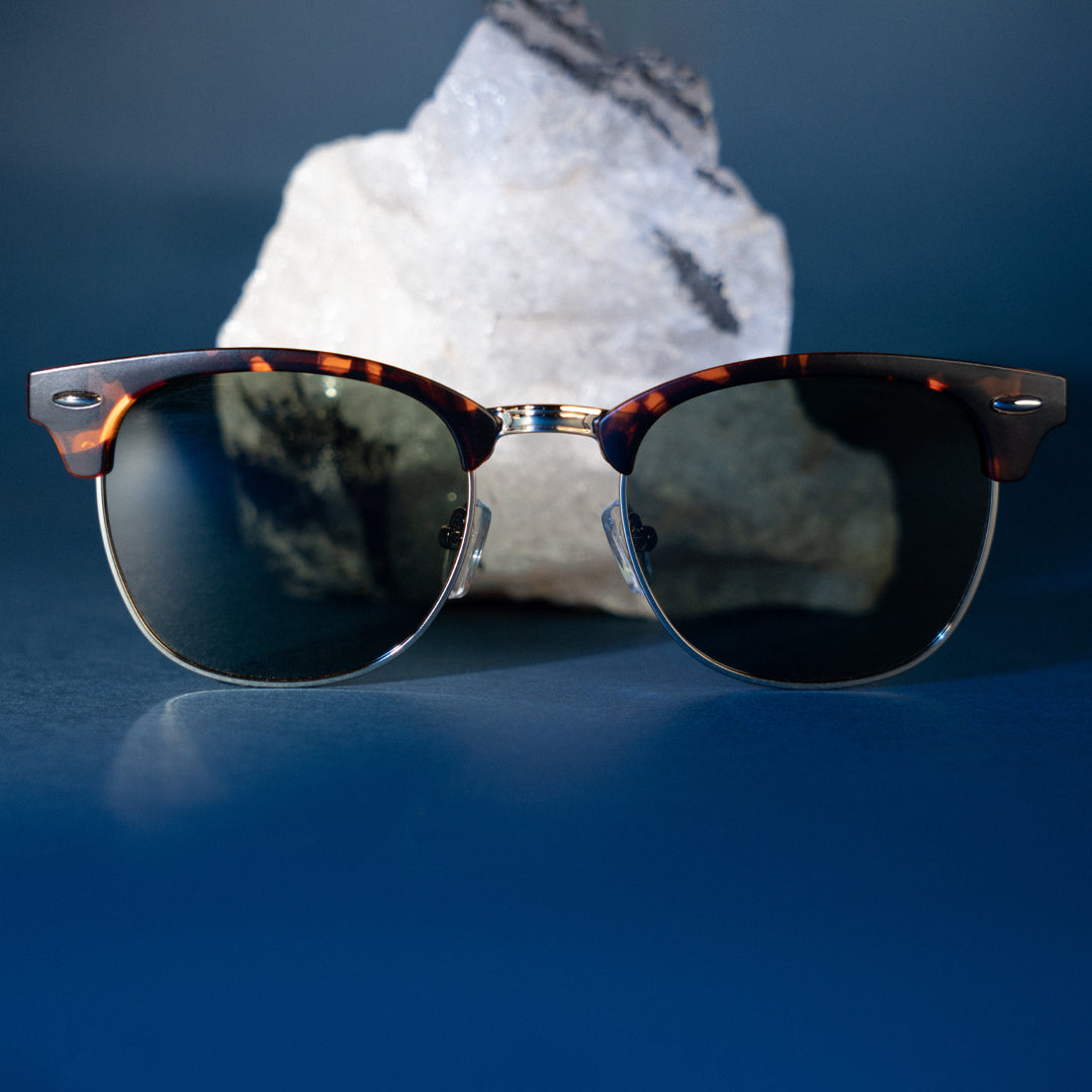 Monkstory Urban Unisex Wayfarer Sunglasses - Tortoise and Gold