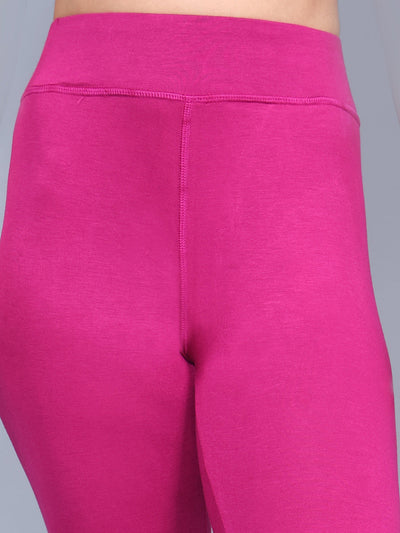 Bamboo Fabric Yoga Pant | Fuchsia