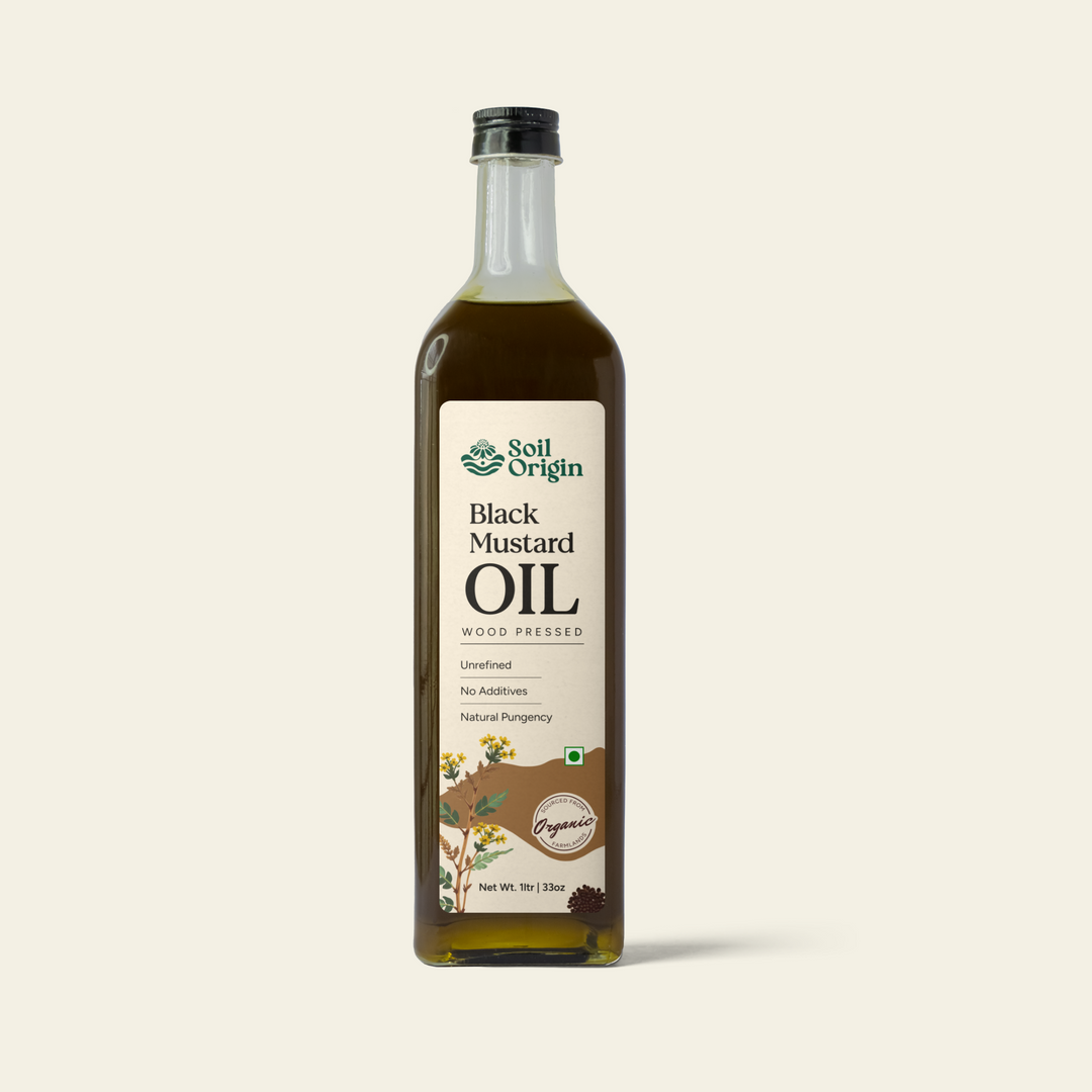 Soil Origin Wood-Pressed Black Mustard Oil