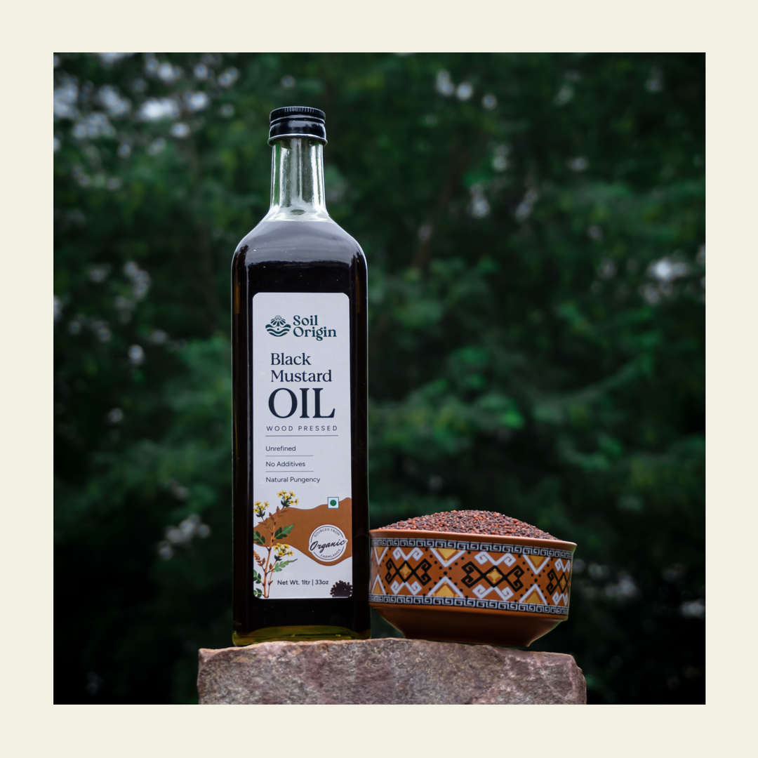 Soil Origin Wood-Pressed Black Mustard Oil