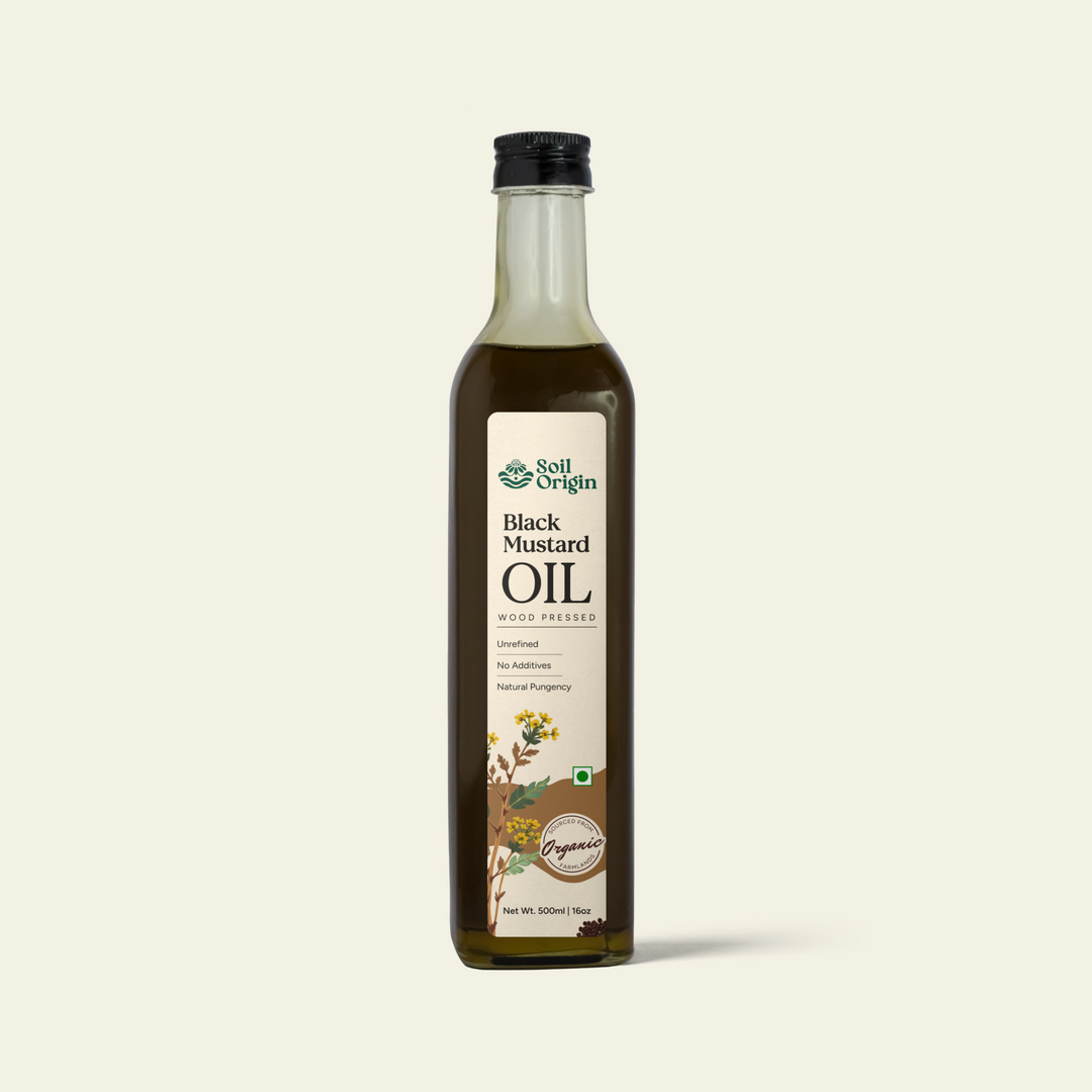 Soil Origin Wood-Pressed Black Mustard Oil