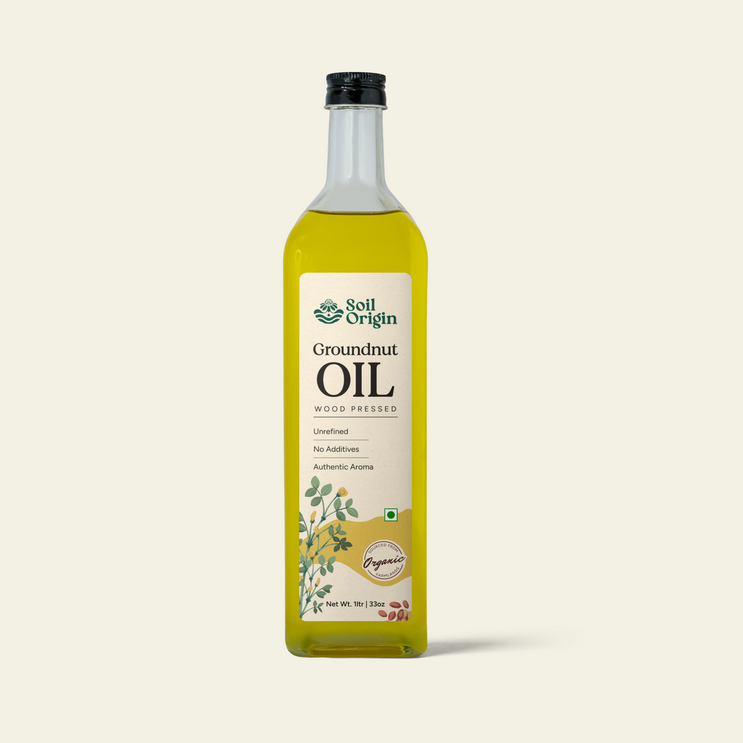 Soil Origin Wood-Pressed Groundnut Oil