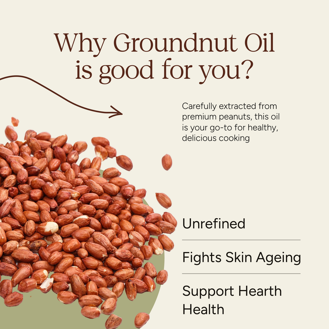 Soil Origin Wood-Pressed Groundnut Oil