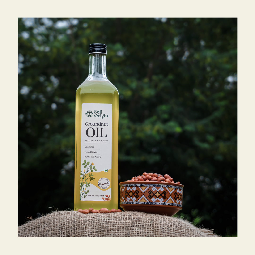 Soil Origin Wood-Pressed Groundnut Oil