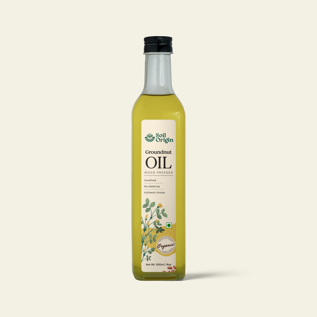 Soil Origin Wood-Pressed Groundnut Oil