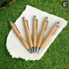 Gift Kya De Buy Eco-Friendly Bamboo Pen (Pack Of 5) Online - Gift Kya De