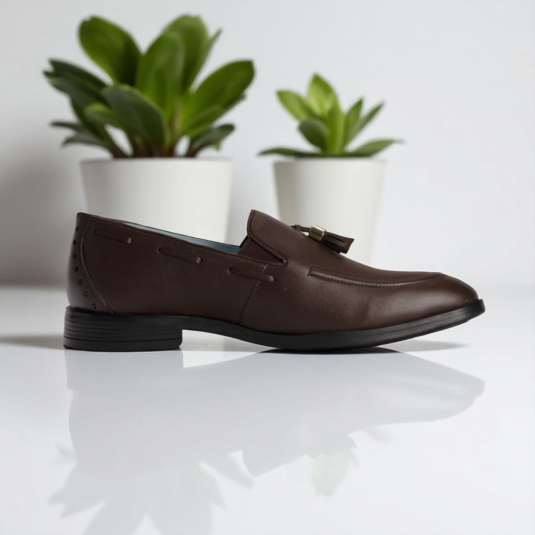 Tassel Tux Brown Tassel Loafers