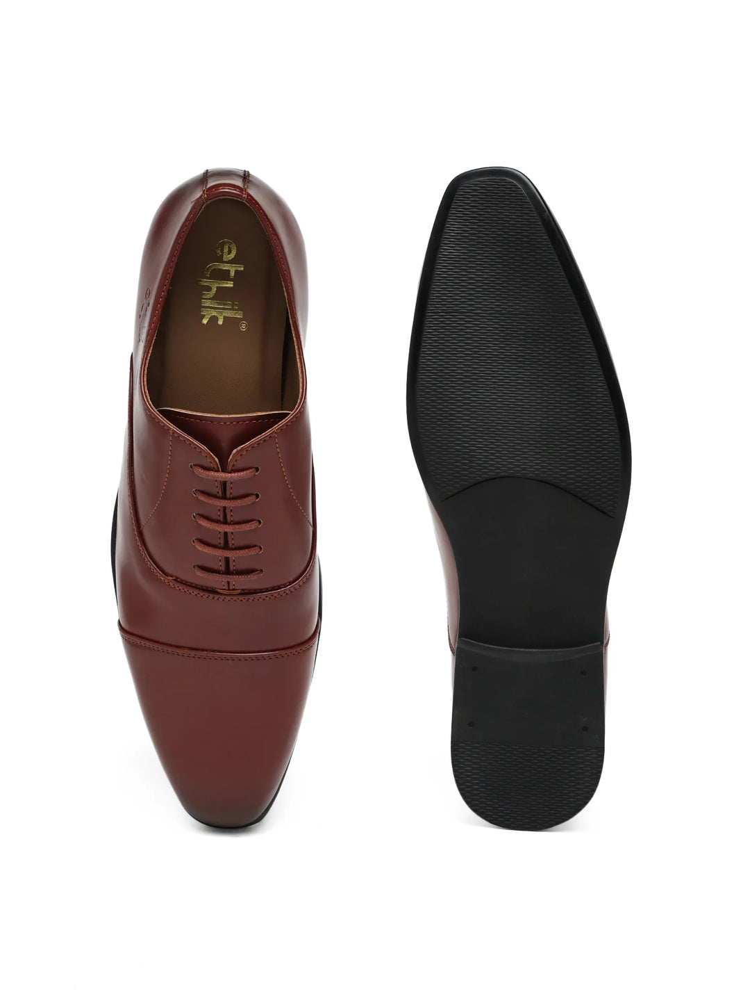 Suit Up Tan  Cap-Toe Oxford Shoes