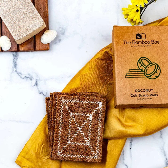 Sustainable Gift Hamper | Coconut Essentials | Soy Candle | Snack Bowl | Soap Tray | Coir Scrubber