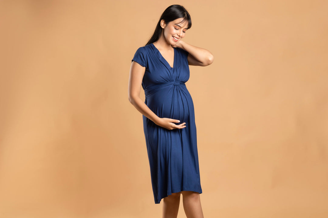 BLOCK HOP Maternity Everyday Dress