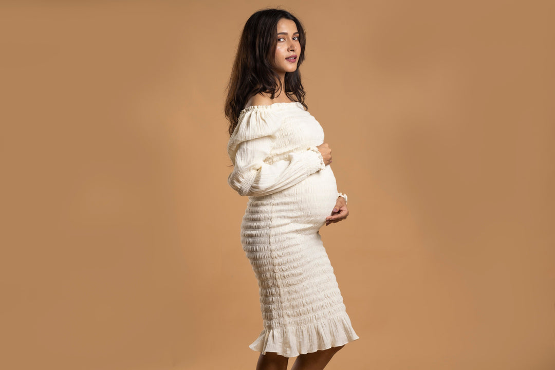 BLOCK HOP BLOCK HOP Waffle Bodycon Dress