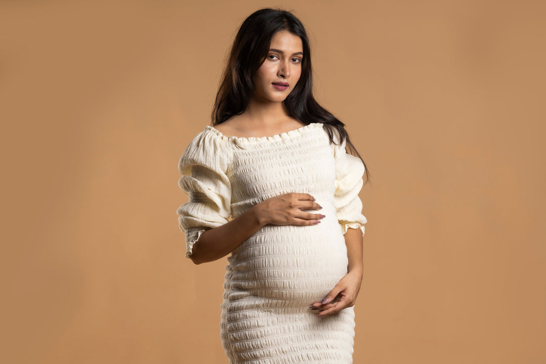 BLOCK HOP BLOCK HOP Waffle Bodycon Dress