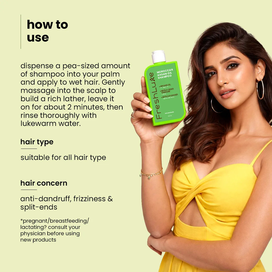 Repair Shampoo | Damaged Bond Repair Cleanser | Moroccan Argan Oil & Apple Cider | Men & Women