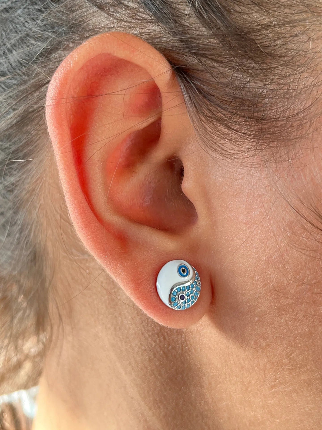 Yi Yang Sterling Silver Earrings - Suspire