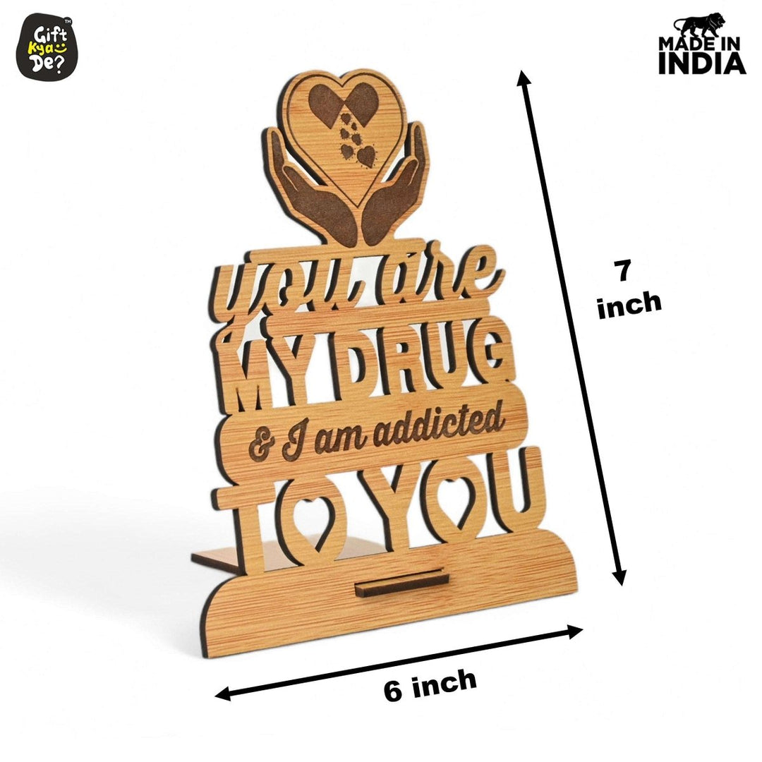 Gift Kya De Couple Table Top With Love Quotes | Valentine Gift | Anniversary Gift | Love Message For Couple