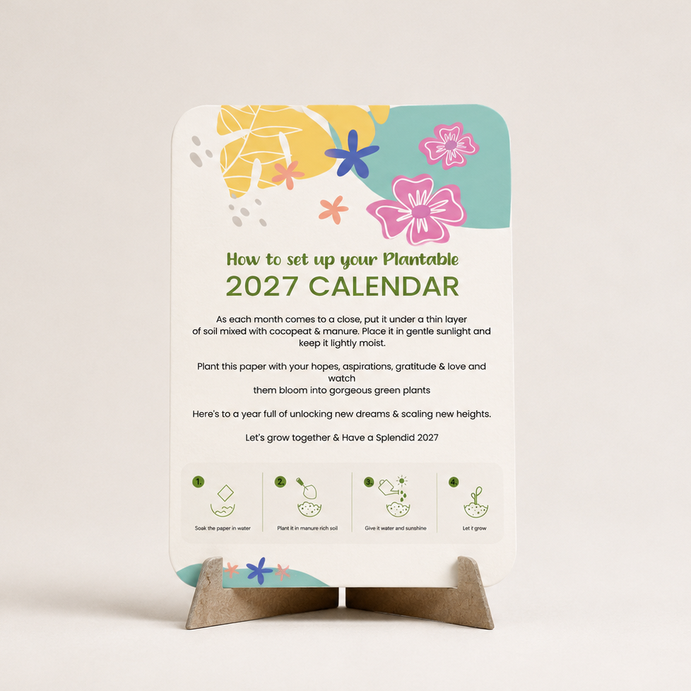 Floral Calendar — Plantable Calendar