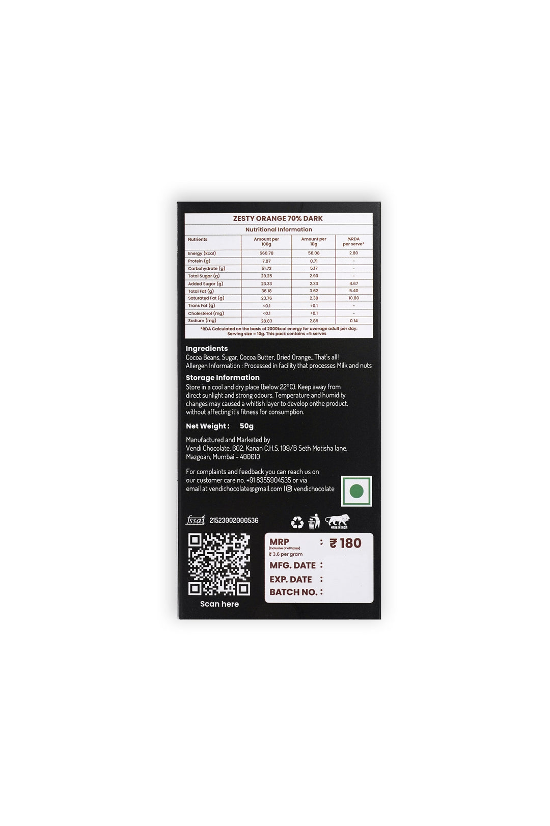 70%  DARK Zesty Orange