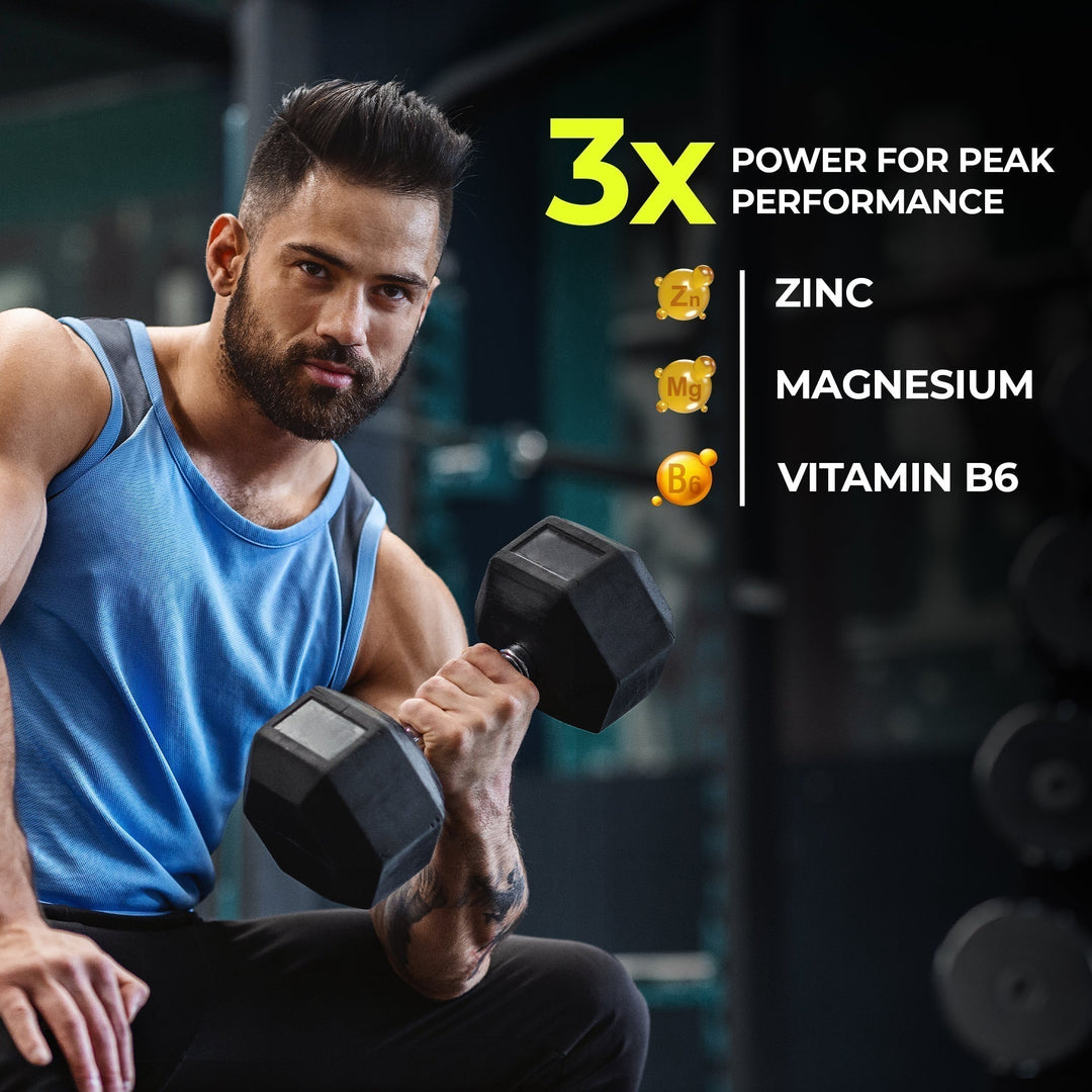 Pure Nutrition ZMA  Zinc, Magnesium & Vitamin B6 Tablets