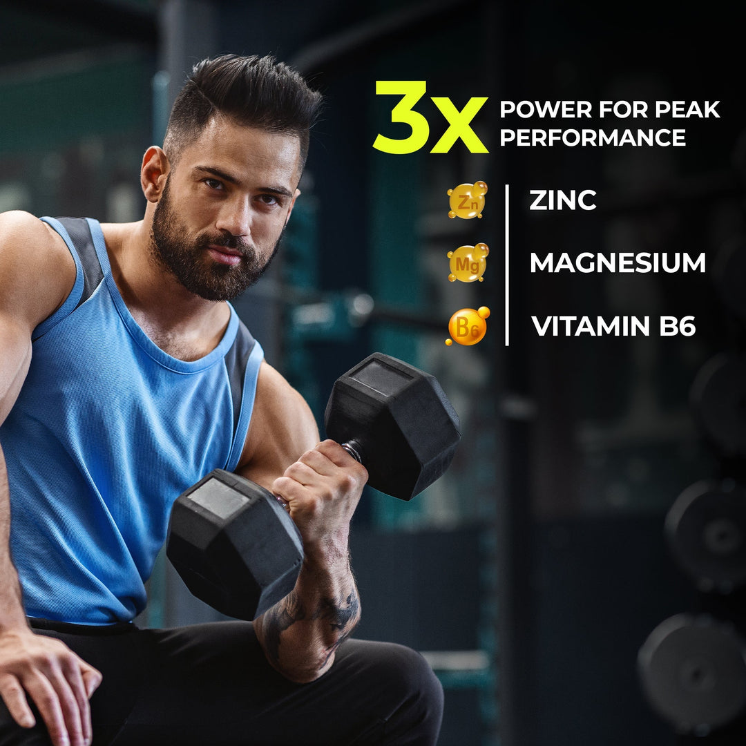 Pure Nutrition ZMA  Zinc, Magnesium & Vitamin B6 Tablets