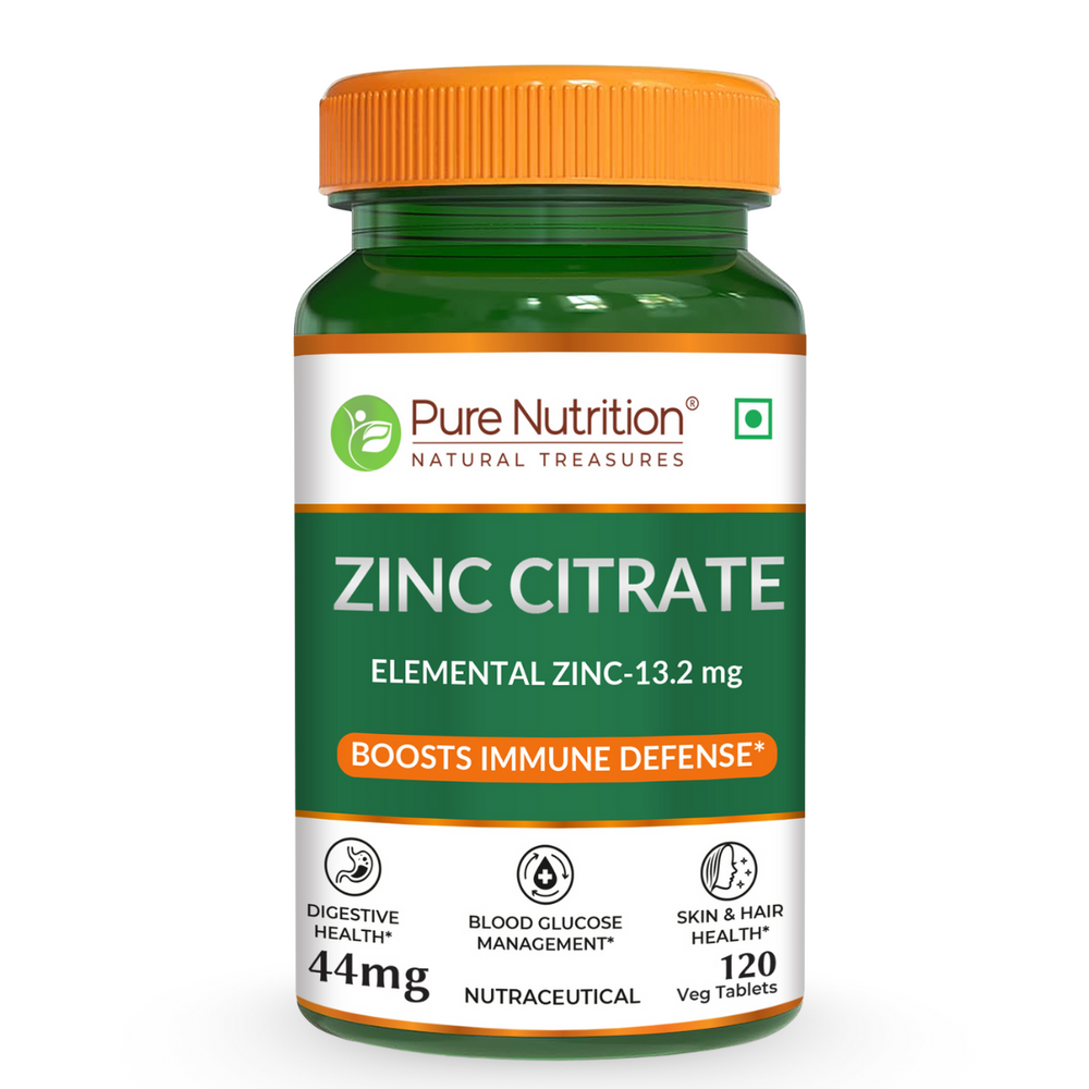 Zinc Citrate High Absorption Immunity Support | 120 Veg Tablets