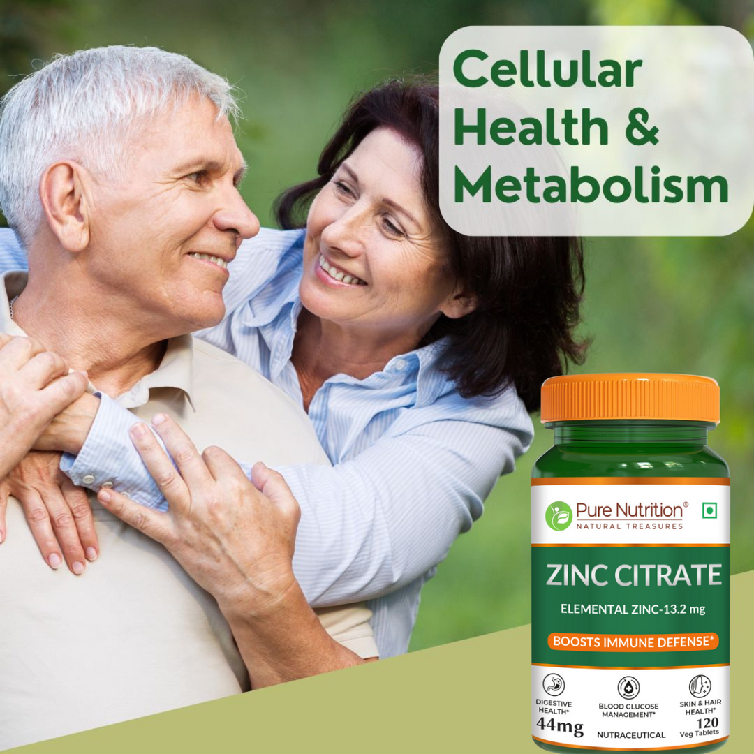 Zinc Citrate High Absorption Immunity Support | 120 Veg Tablets