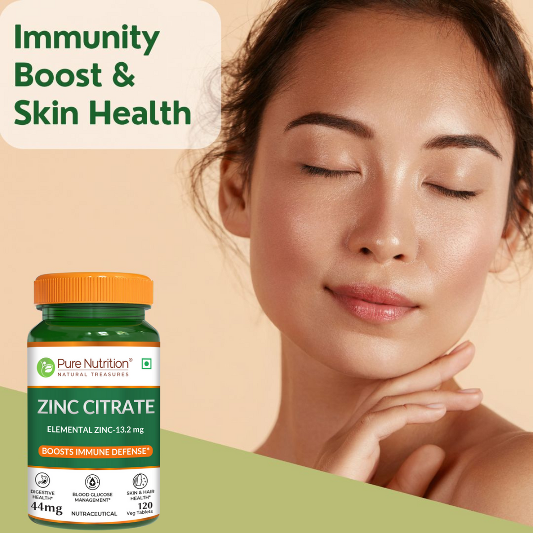 Zinc Citrate High Absorption Immunity Support | 120 Veg Tablets