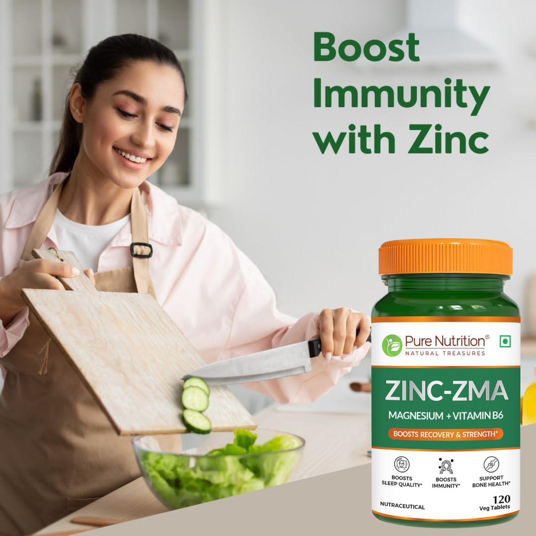 ZMA 120 Veg Tablets | Zinc, Magnesium Aspartate & Vitamin B6 | Muscle & Sleep