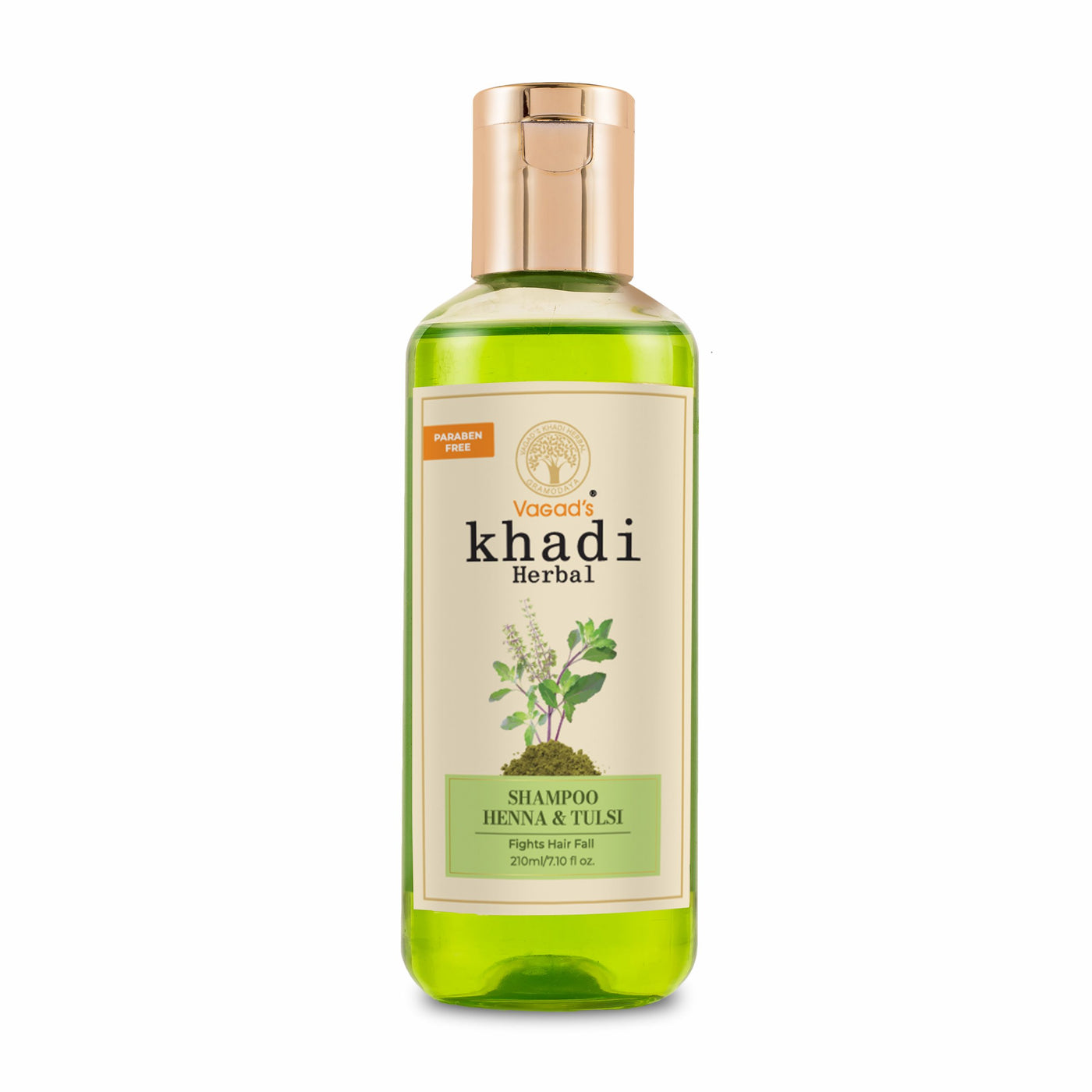 Vagad's Khadi Henna and Tulsi Shampoo (Pack of 2)