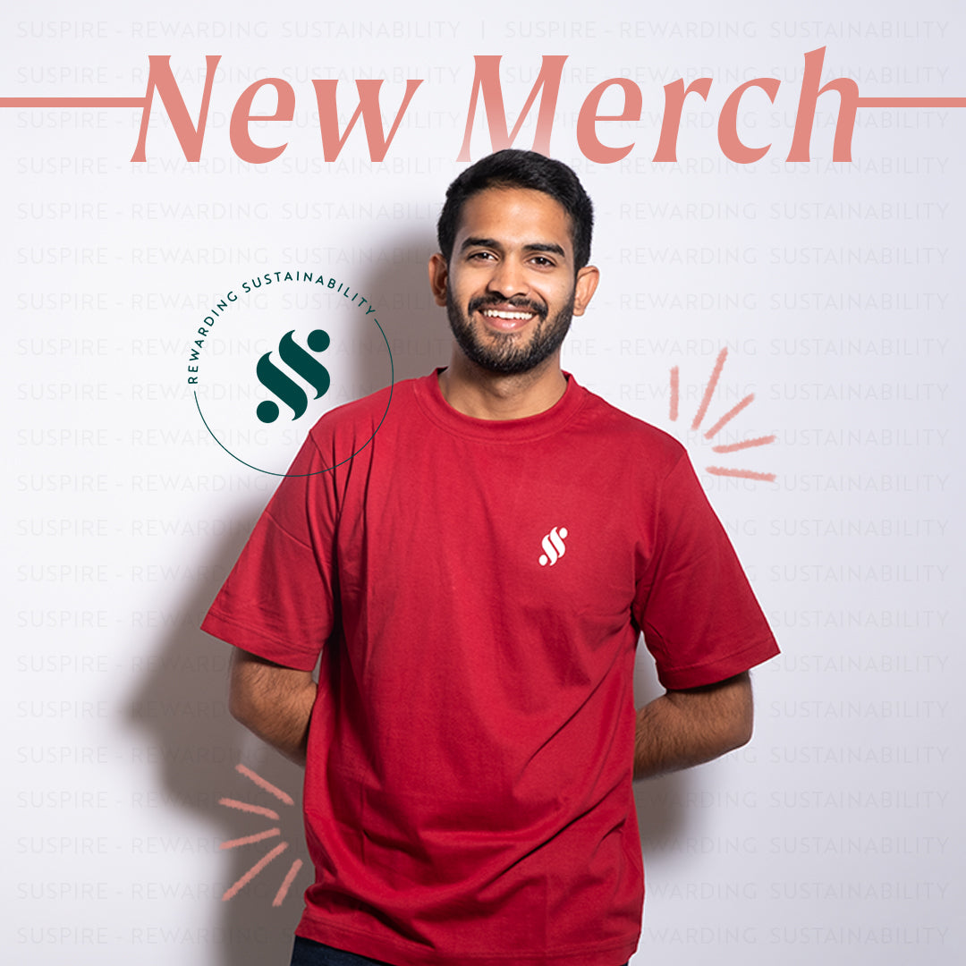 Pack of 5 - Unisex Organic Cotton T-Shirts (Pink, Red, Sky Blue, Navy and White)