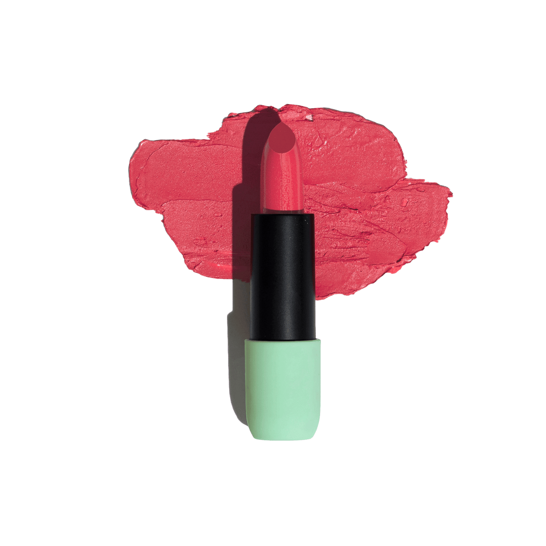 Disguise Cosmetics SATIN MATTE Lipstick Coral Dramatist 05 | Ultra LIGHT & COMFORTABLE | ENRICHED WITH PLANT OILS
