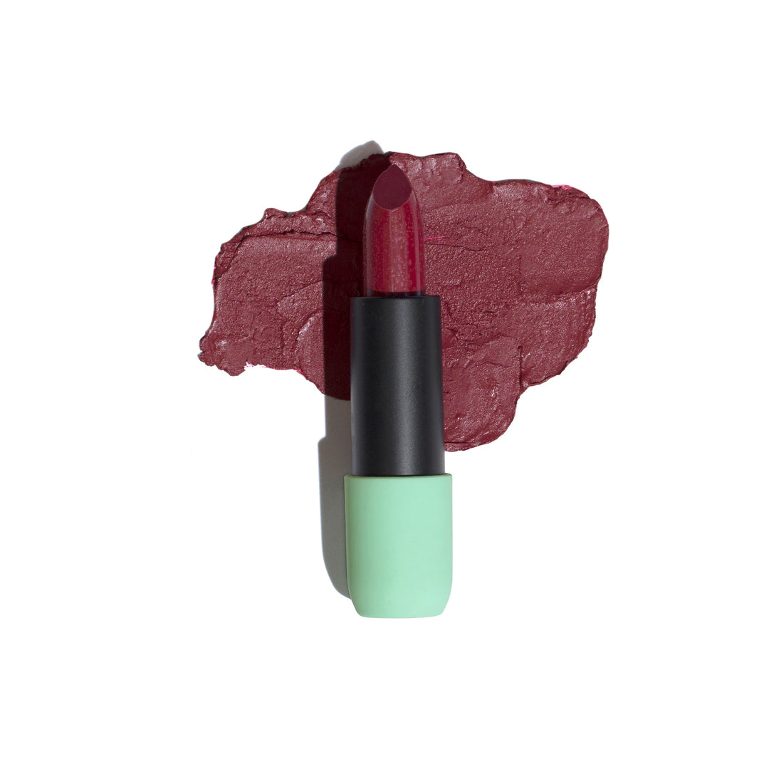 Disguise Cosmetics Satin Matte Lipstick Plum Striker 07 | Ultra LIGHT & COMFORTABLE | ENRICHED WITH PLANT OILS