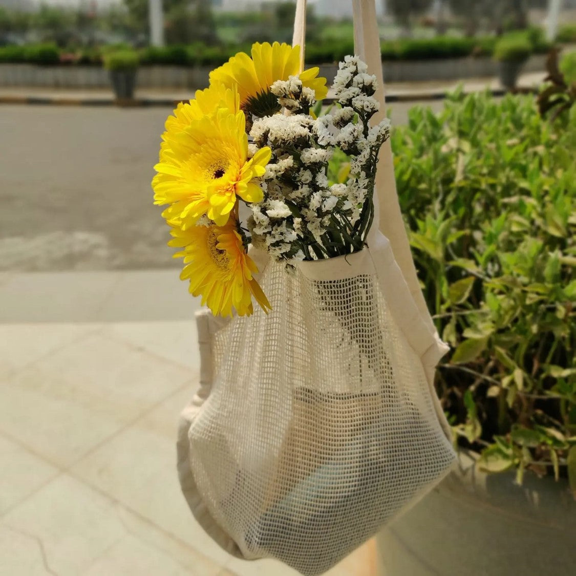 Reusable Organic Cotton Mesh Bag