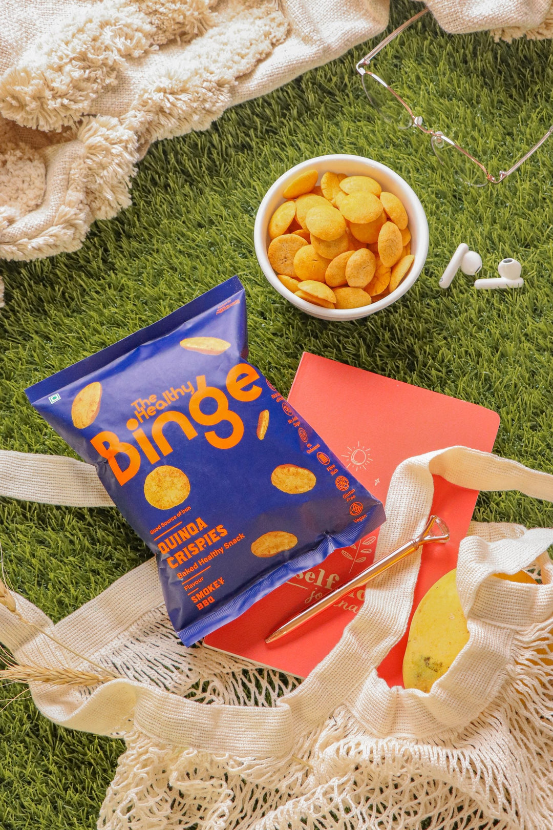 The Healthy Binge Quinoa Crispies - Pack of 9