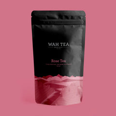 Wah Tea Rose Tea - Loose Leaf - Stand Up Pouch Pack of 2 (100g each)