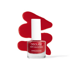 Disguise Cosmetics Ladybug Red 102, 21 TOXIN FREE | WITH AHA & LOTUS EXTRACT | INTENSE COLOR | 9 ml