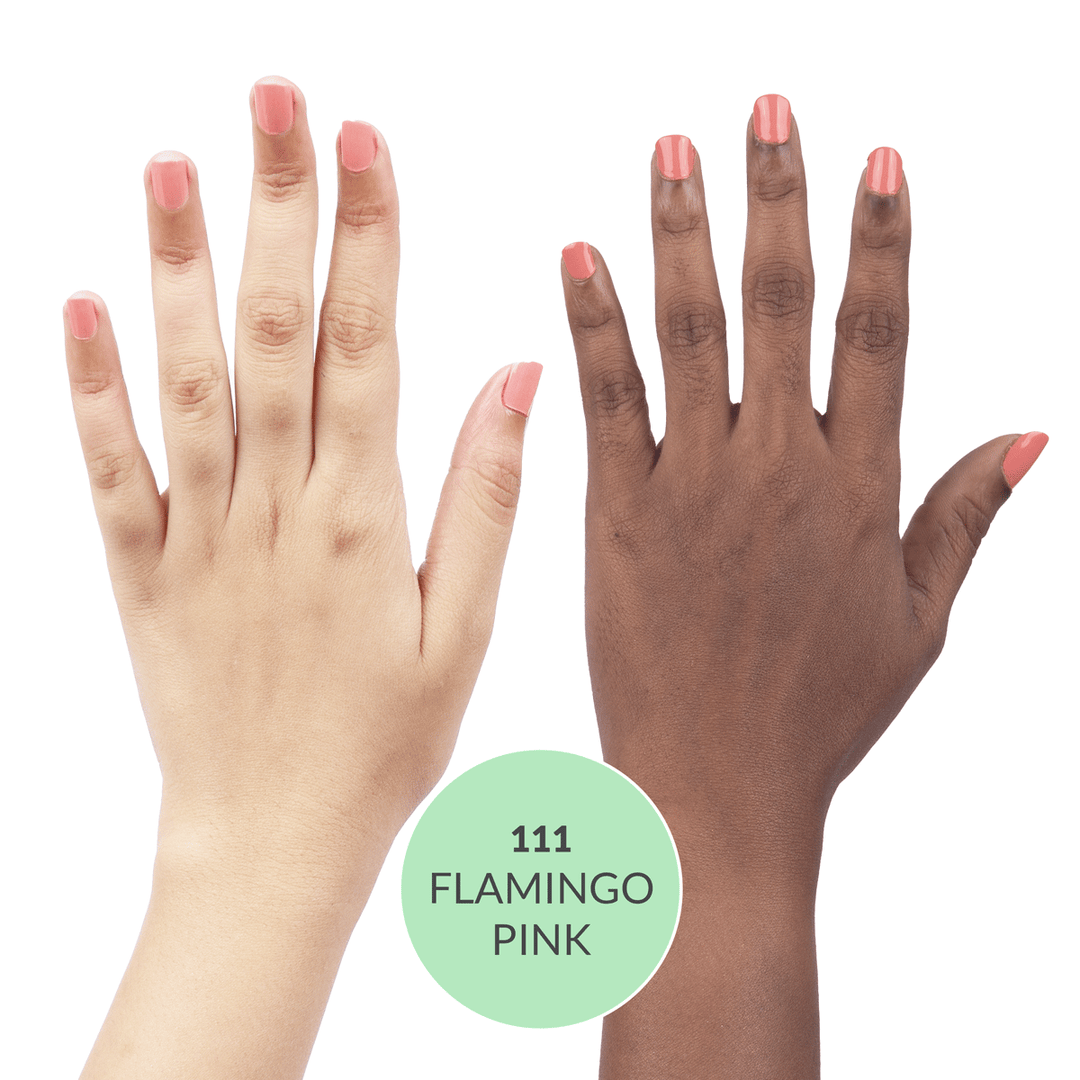 Disguise Cosmetics Flamingo Pink 111, 21 TOXIN FREE | WITH AHA & LOTUS EXTRACT | INTENSE COLOR | 9 ml