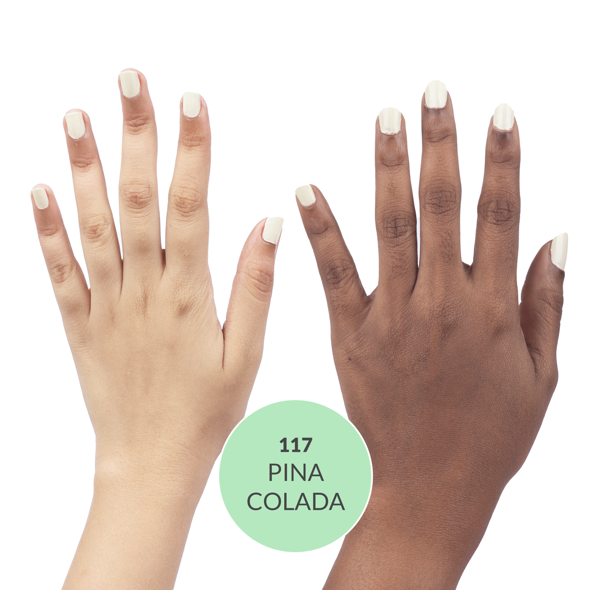 Piña Colada 117, 21 TOXIN FREE | WITH AHA & LOTUS EXTRACT | INTENSE COLOR