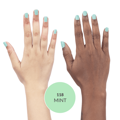 Mint 118, 21 TOXIN FREE | WITH AHA & LOTUS EXTRACT | INTENSE COLOR | 9 ml
