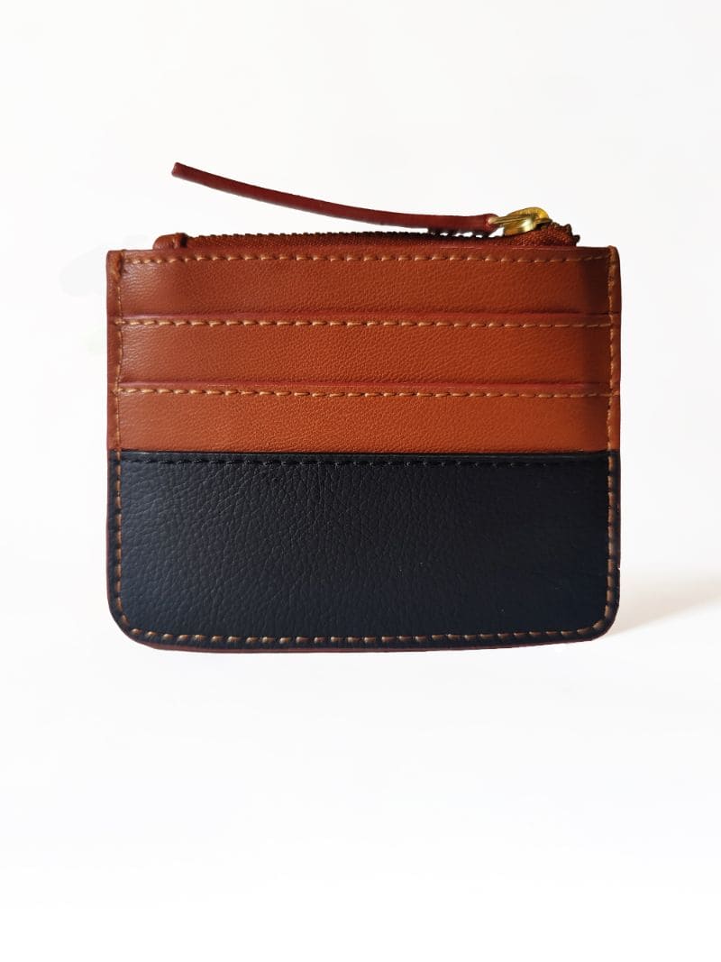 Iris - Gingerbread & Black Wallet